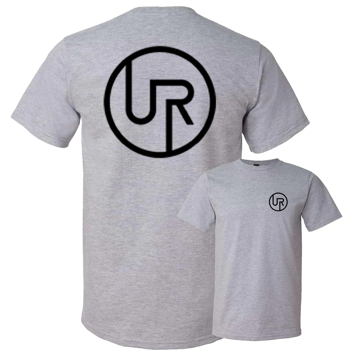 Unhinged Rancher Basic Gray Branded Tee